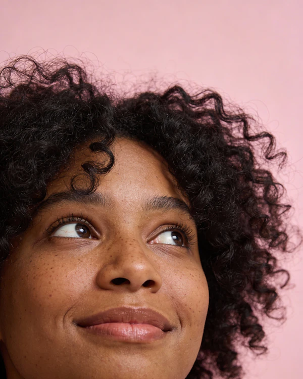 Curly Hair Portrait