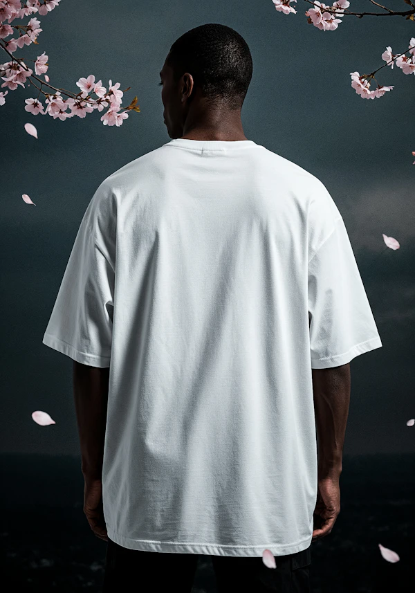 Man Under Cherry Blossoms