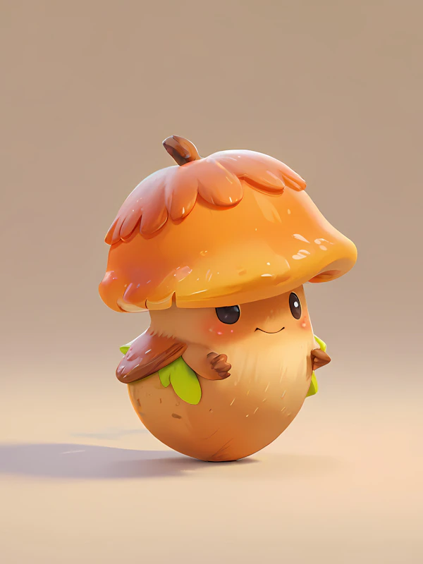 Whimsical Mushroom Art