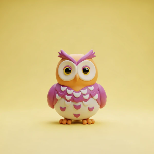 Colorful Toy Owl