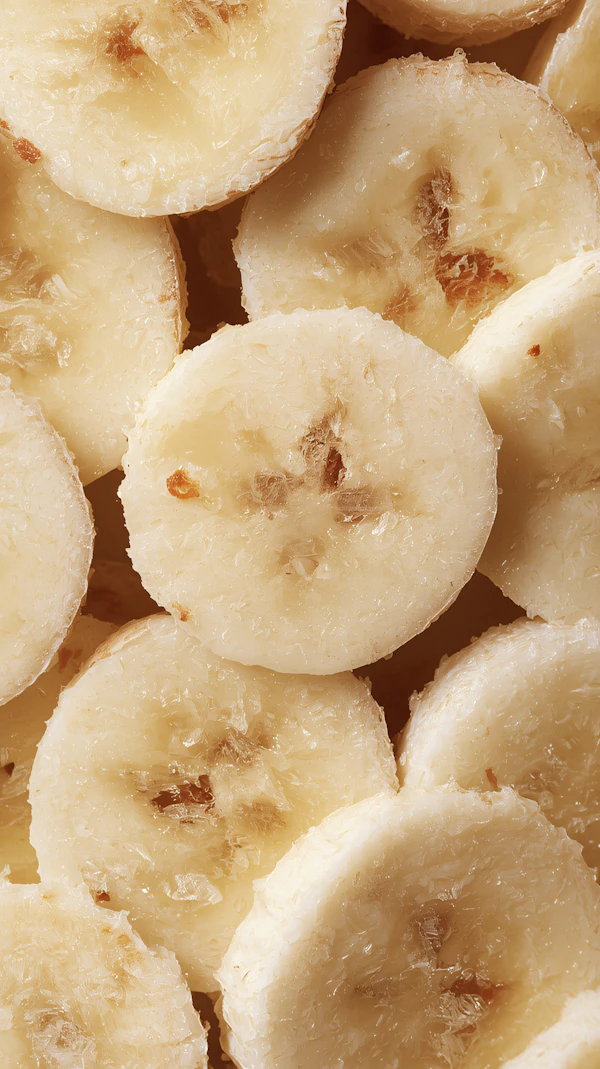 Sliced Banana Close-Up