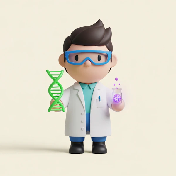 Cartoon Scientist