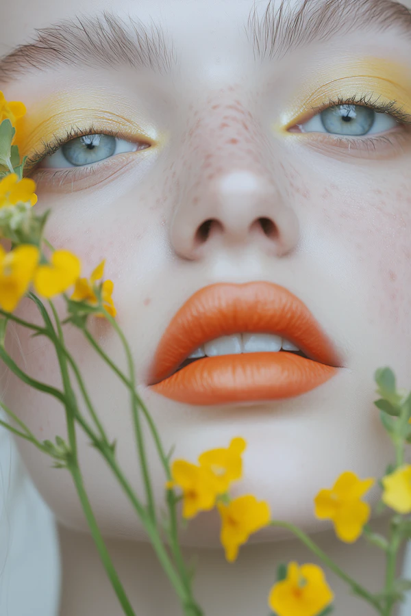 Freckled Beauty Portrait