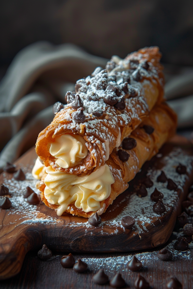 Decadent Cannoli Close-Up