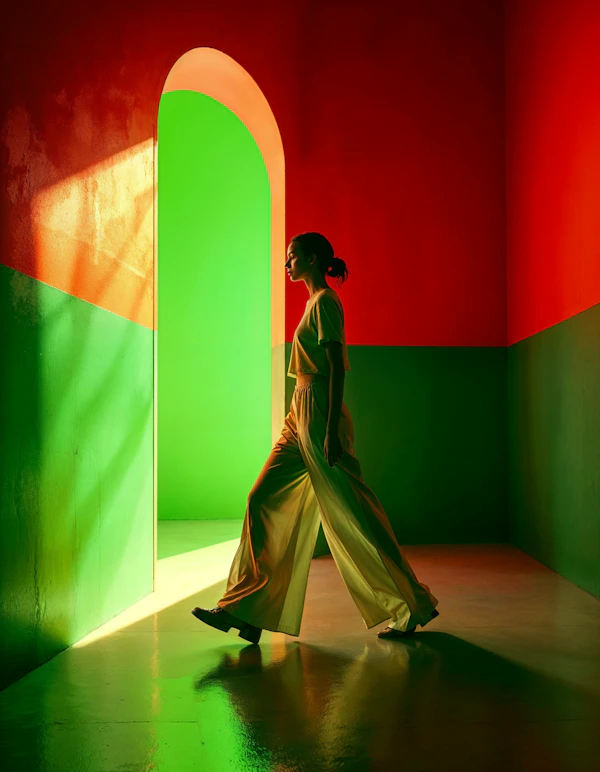 Minimalist Colorful Space