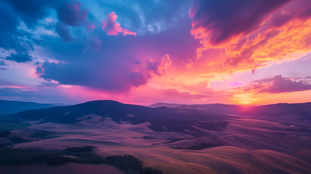 Breathtaking Landscape at Sunset