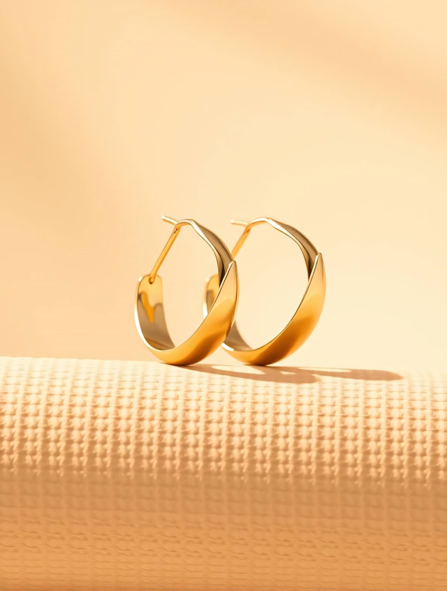 Gold Hoop Earrings