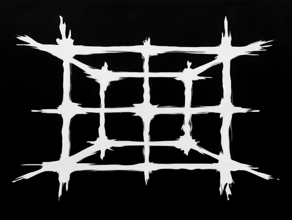 Abstract Grid Painting