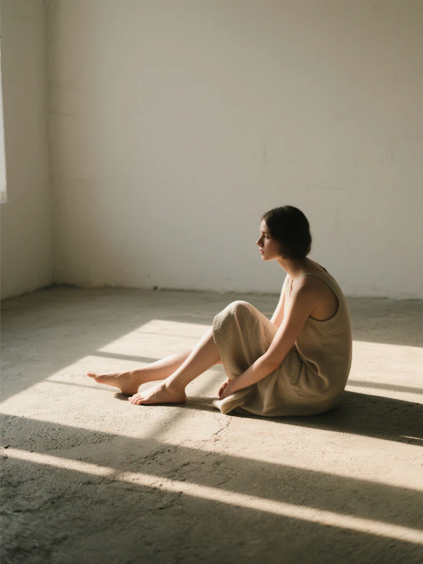 Minimalist Portrait Scene