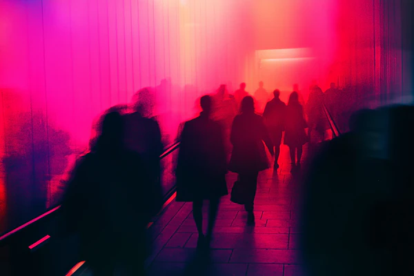 Surreal Corridor Scene