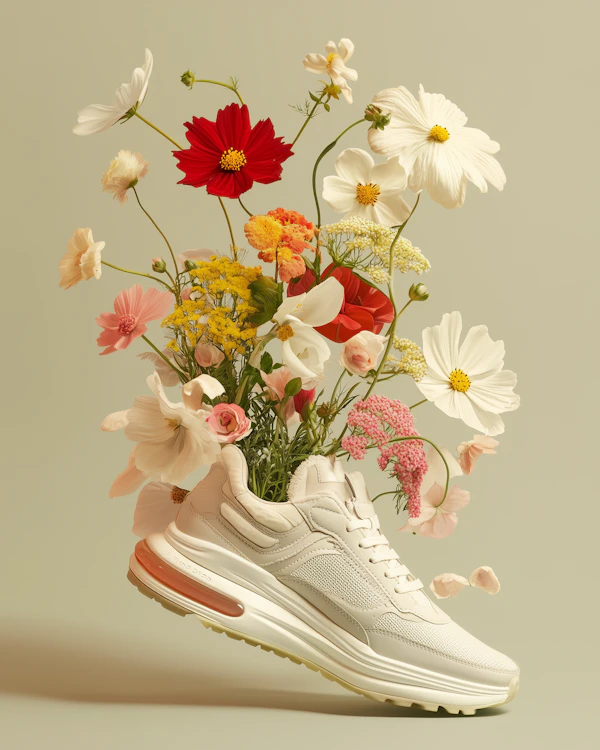 Floral Sneaker Fusion