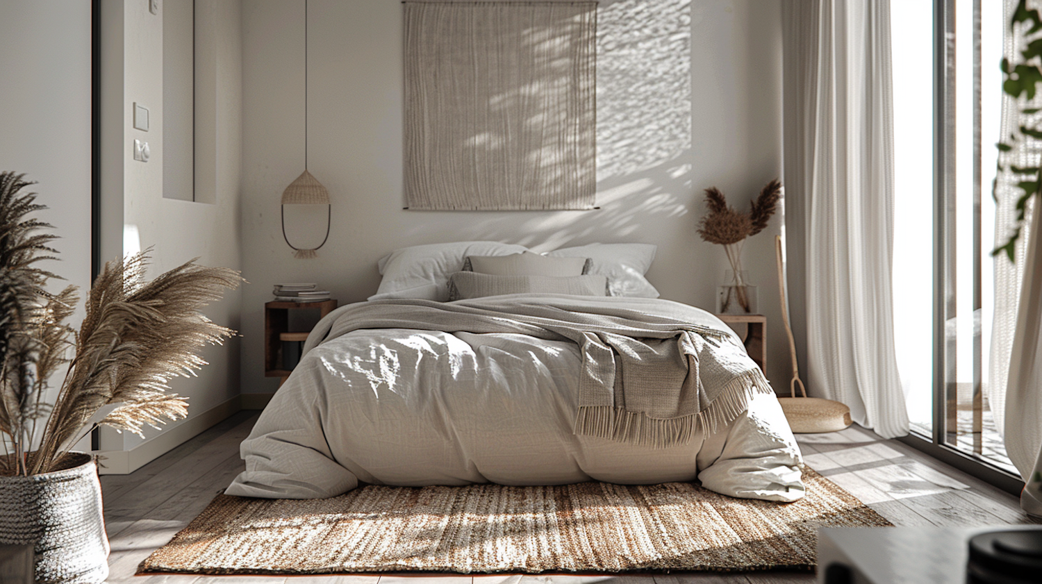 Cozy Bedroom in Natural Light