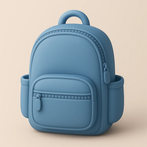 Minimalist Blue Backpack