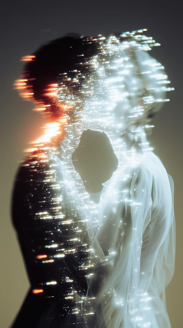 Abstract Light Figure