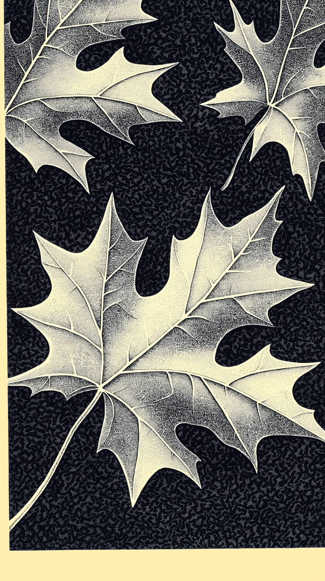 Stylized Maple Leaves