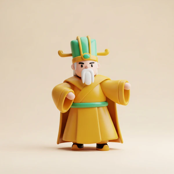 Wise 3D Character