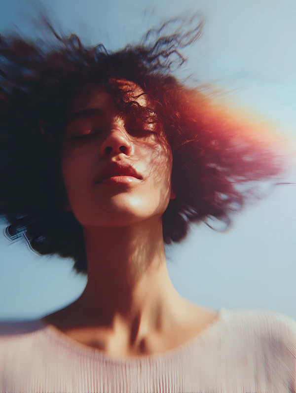 Sunlit Serenity Portrait
