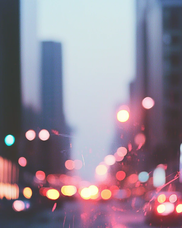 Blurred Cityscape Bokeh