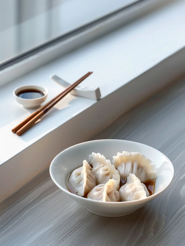 Serene Dumpling Meal