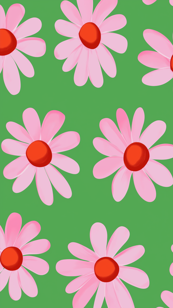 Stylized Flower Pattern