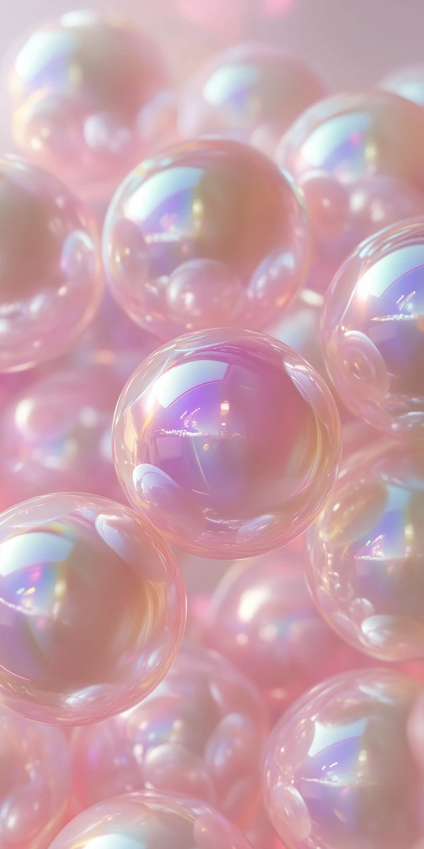 Ethereal Pastel Bubbles