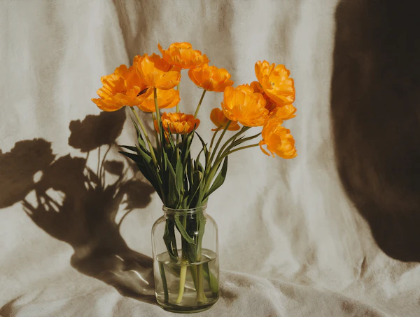 Orange Tulips Bouquet