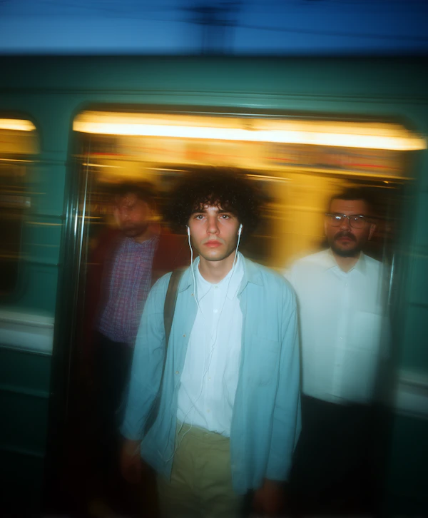 Urban Train Scene