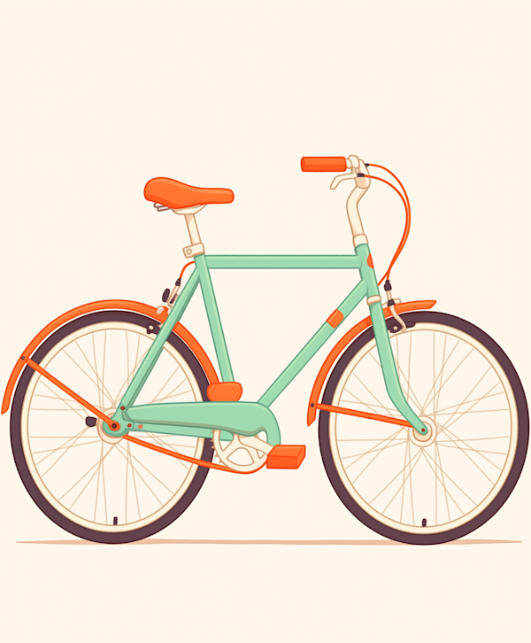 Retro Bicycle Illustration