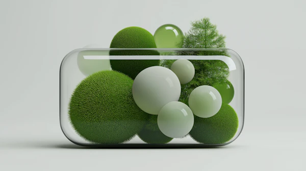 Green Capsule Art