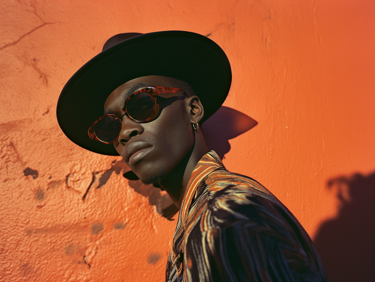 Mystique in Orange - Urban Elegance