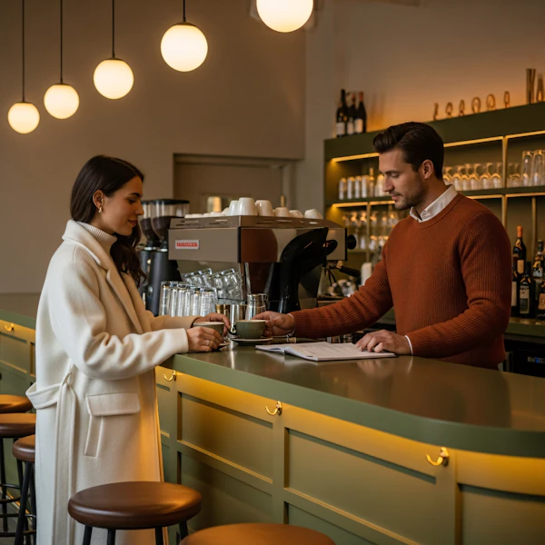 Cozy Café Interaction