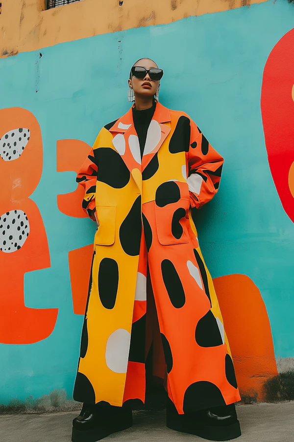 Stylish Mural Portrait