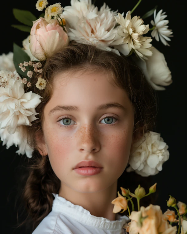 Ethereal Floral Portrait