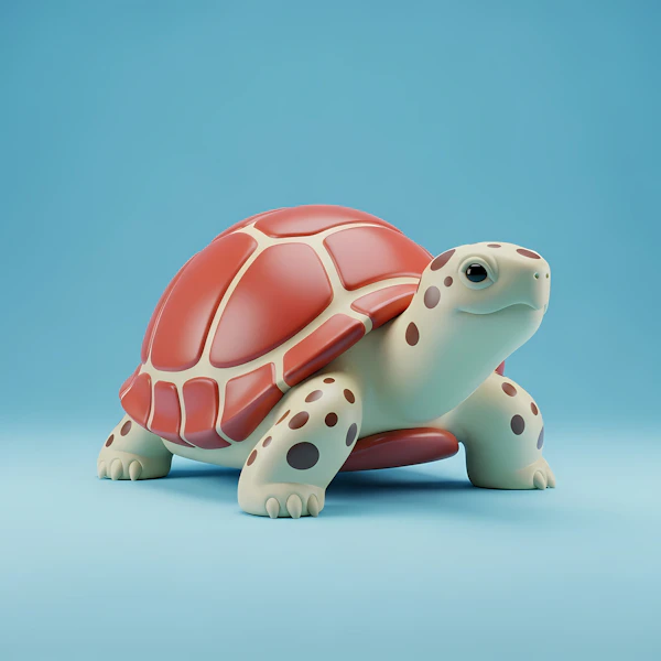 Vibrant Turtle Art