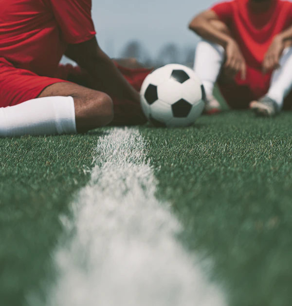 Soccer Field Rest Moment