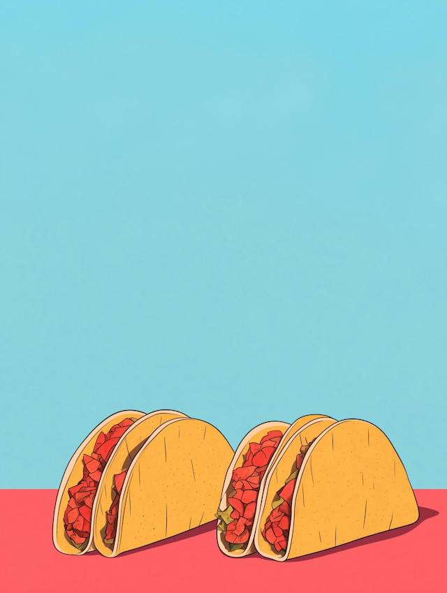 Playful Illustrated Tacos