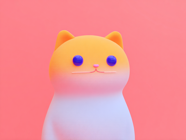 Stylized Cat Illustration