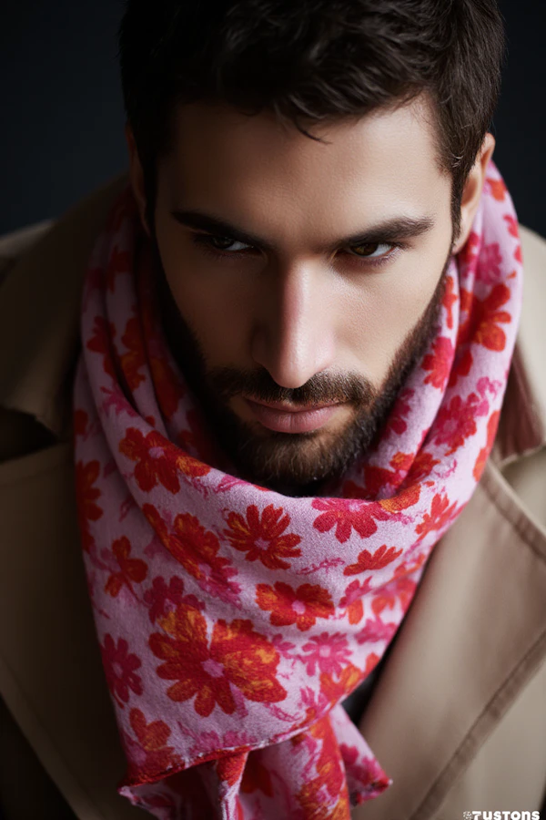 Portrait With Pink Scarf
