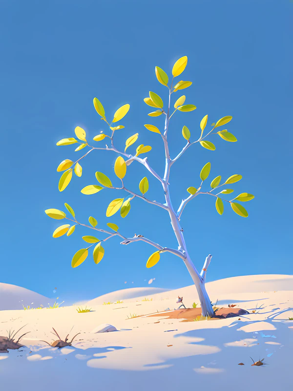 Desert Tree Illustration
