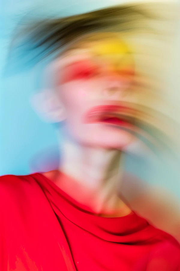 Abstract Blurred Figure