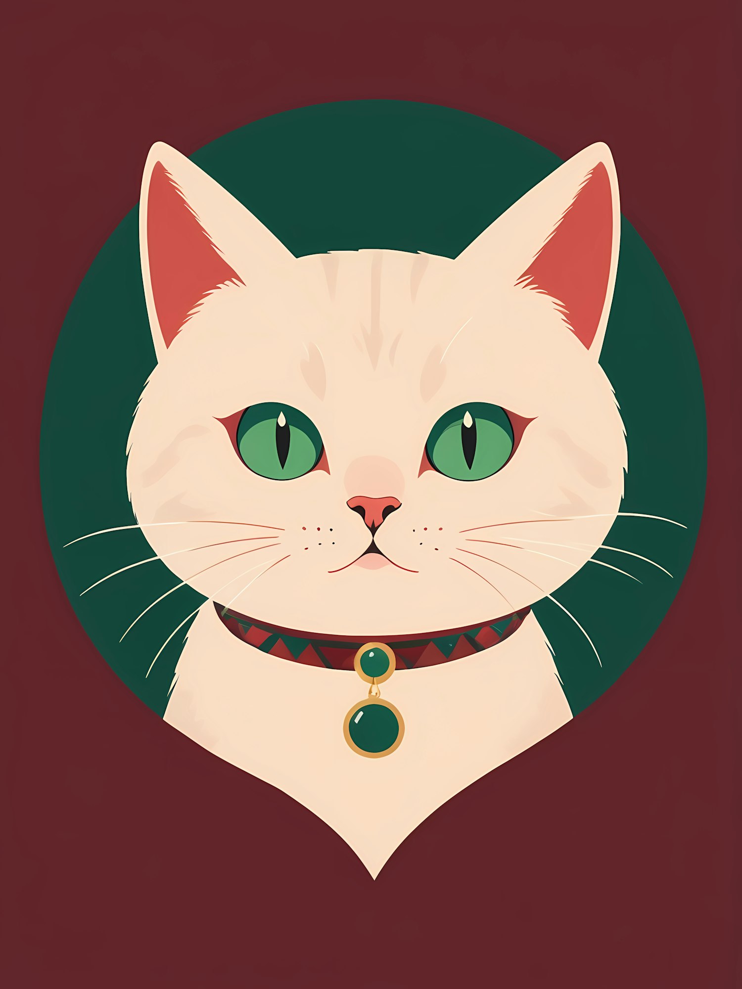 Stylized Cat Illustration