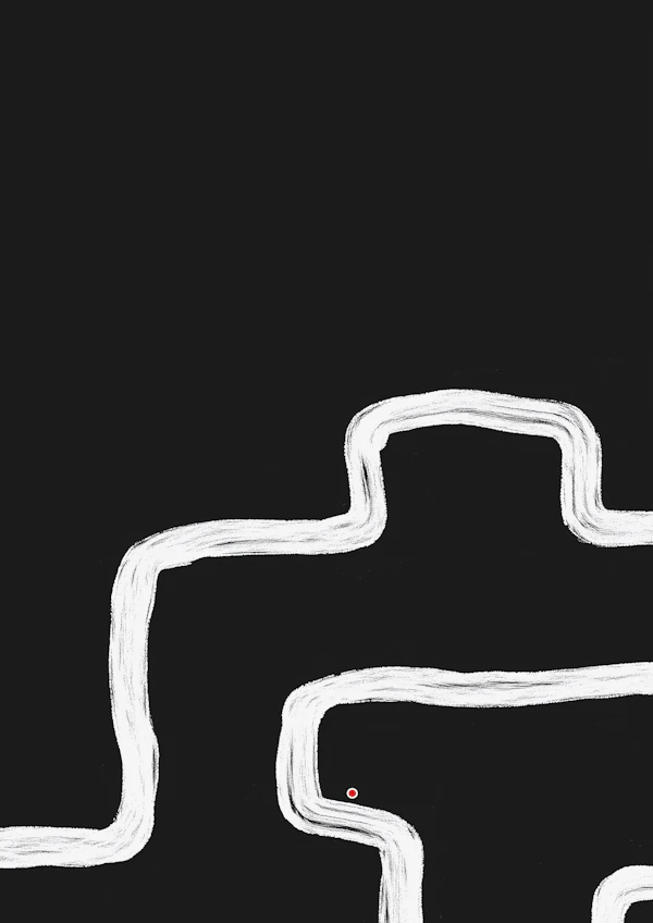 Abstract Path Artwork