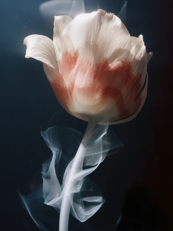 Ethereal Tulip Close-Up