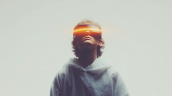 Futuristic Visor Portrait