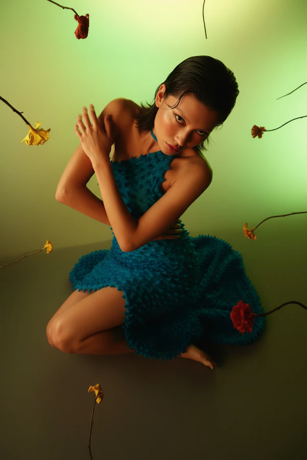 Graceful Floral Portrait