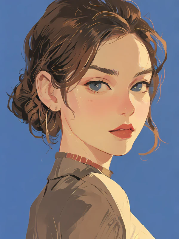 Digitally Illustrated Portrait