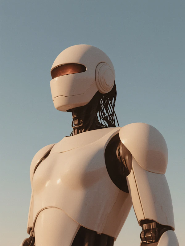 Futuristic Humanoid Robot