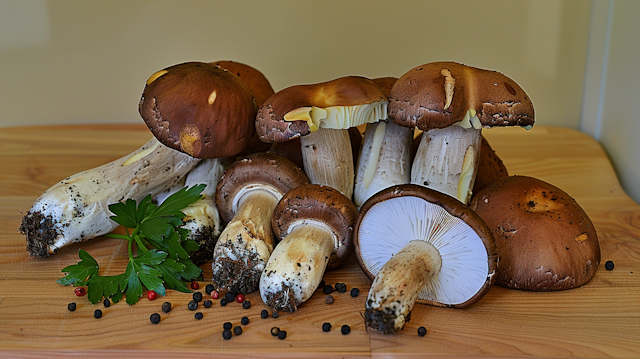 Rustic Mushroom Arrangement