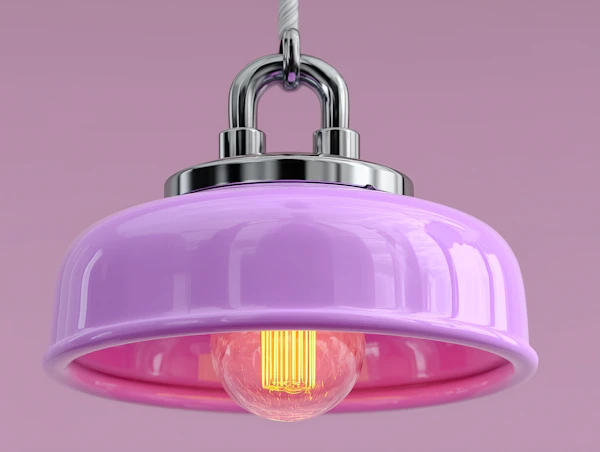 Lavender Pendant Light