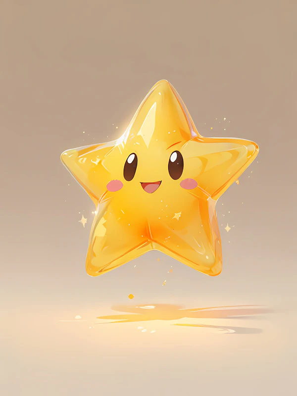 Smiling Golden Star